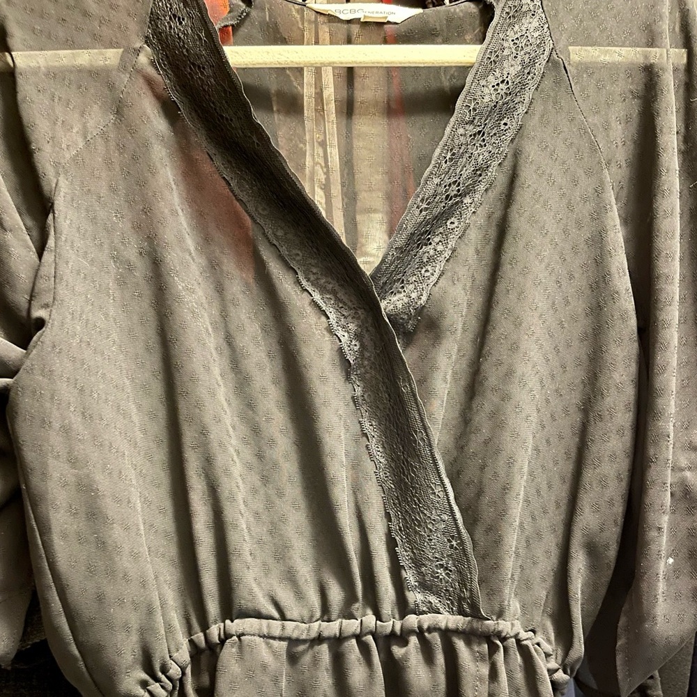 BCBGeneration overlay Lace top